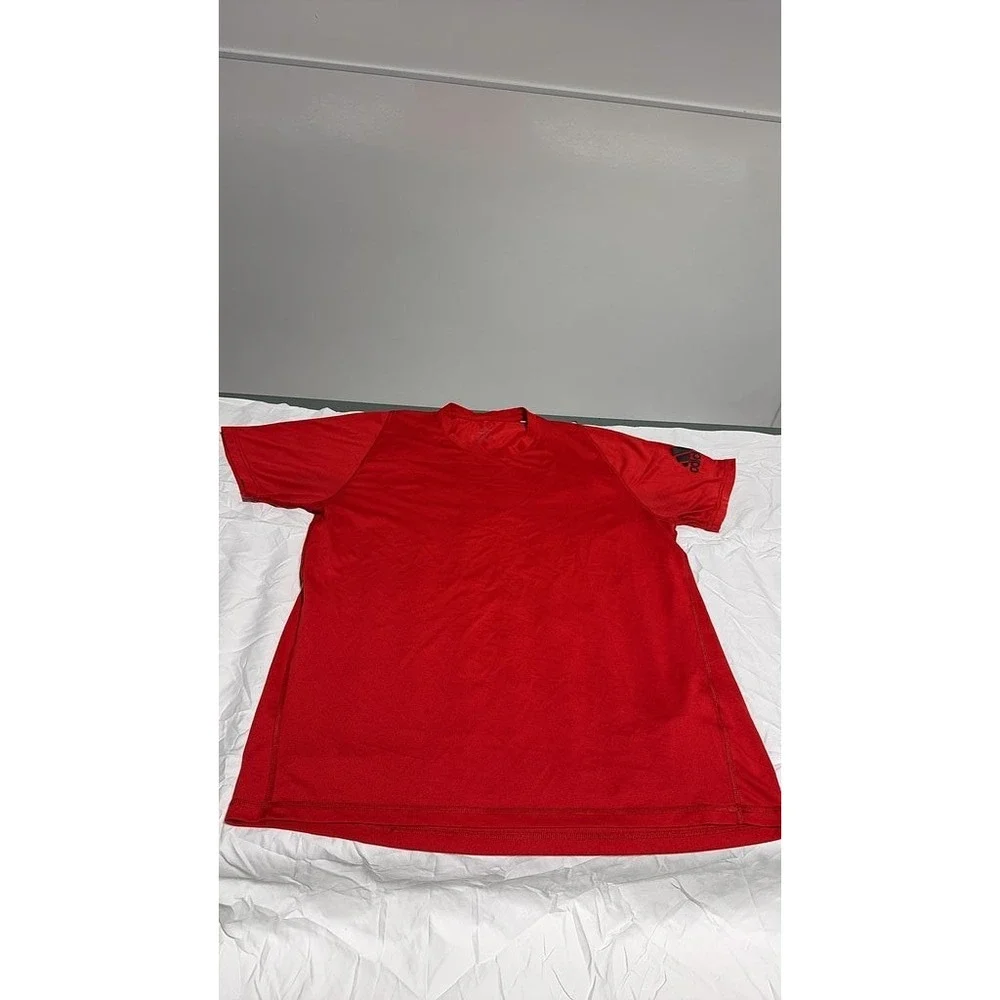 Adidas Freelift Aeroready Red T-Shirt Mens Large Short Sleeve Athletic Gym Top